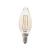 Lampadina CANDELA FILAMENTO LED AMBRA E14 2W 2200K