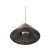 SAIGON OUT Lampada sospensione grigia/marrone W70 cone cap