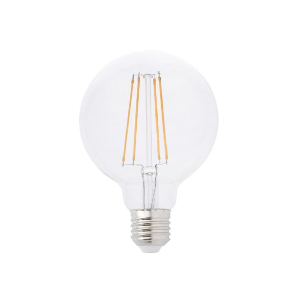 Lampadina GLOBO FILAMENTO E27 LED 4W 2700K Ø95