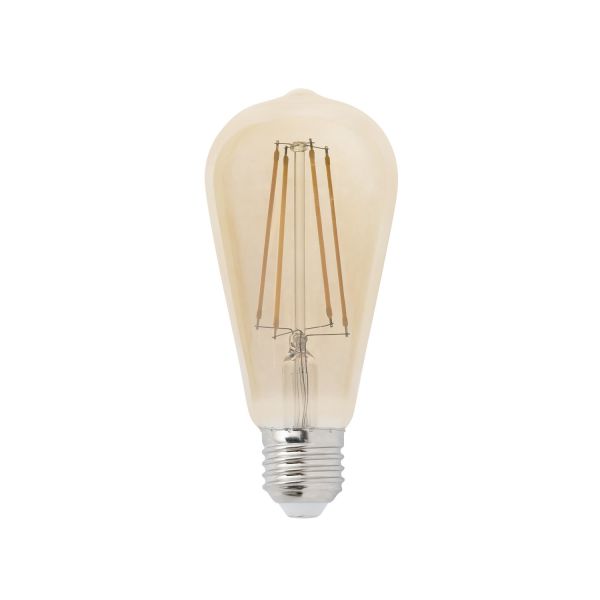 Lampadina DECORATIVA FILAMENTO LED AMBRA E27 5W 22