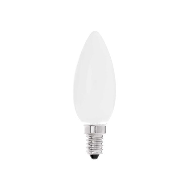 Lampadina C35 OPACA LED E14 4W 2700K