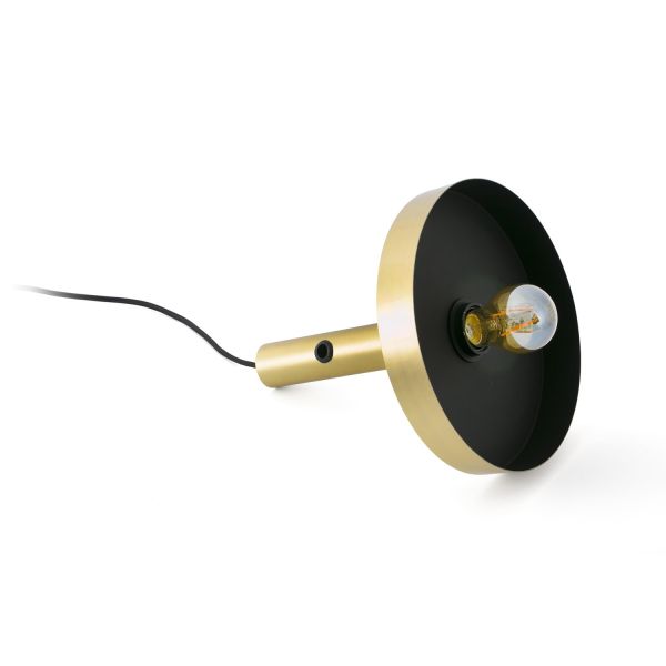 WHIZZ CABEZA ORO SATINADO/NEGRO E27 20W