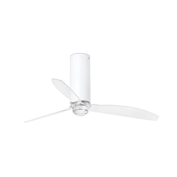 TUBE FAN M LED Ventilatore bianco opaco/trasparente