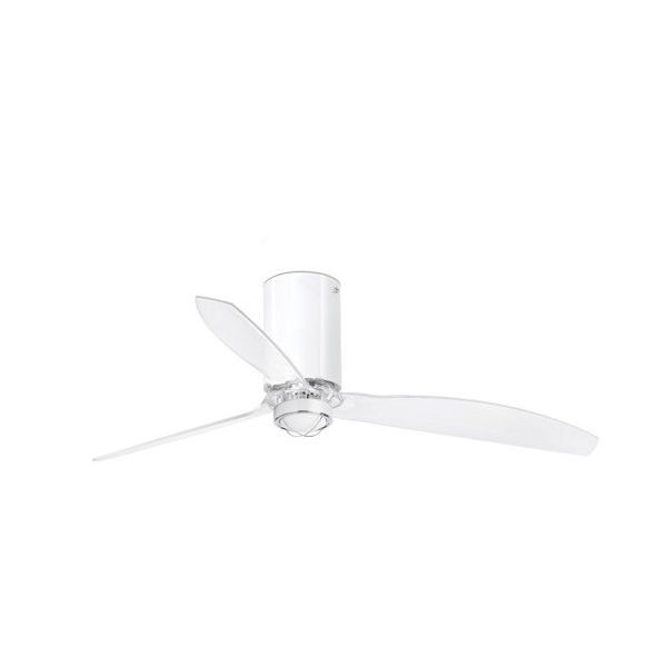 MINI TUBE FAN M LED Ventilatore bianco brillante/trasparente