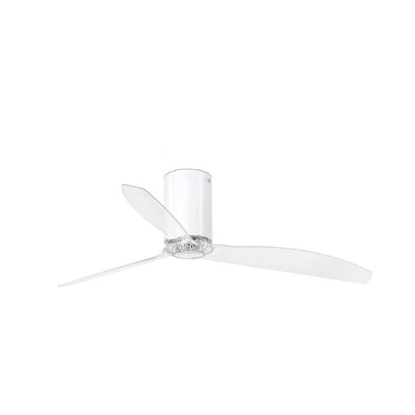 MINI TUBE FAN M Ventilatore bianco brillante/trasparente