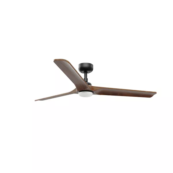 Ventilador de techo Heywood Ref.33809-1TW Negro Con Luz FARO