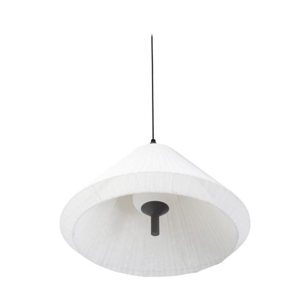 SAIGON OUT Lampada suspensione grigia/bianco opaco T70 cone cap