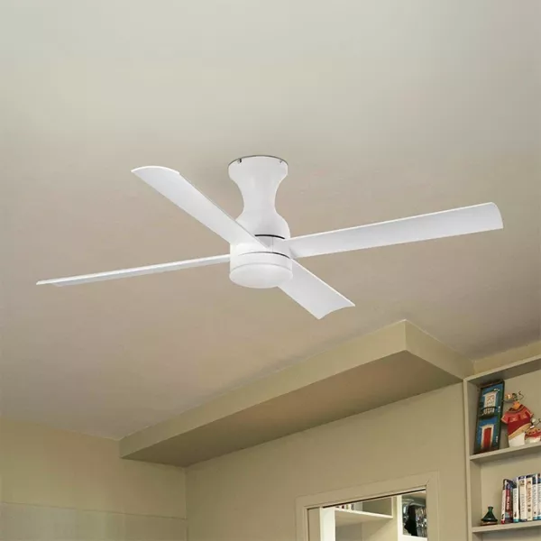 FRASER M LED Ventilatore bianco